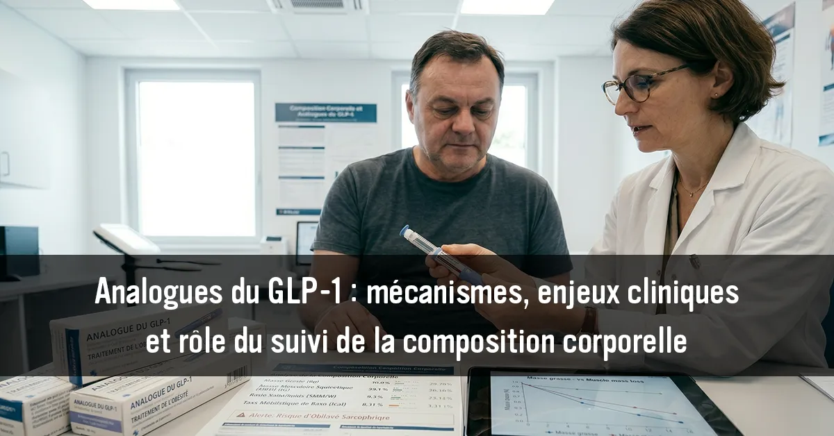 Analogues du GLP-1 mécanismes, enjeux cliniques et rôle du suivi de la composition corporelle
